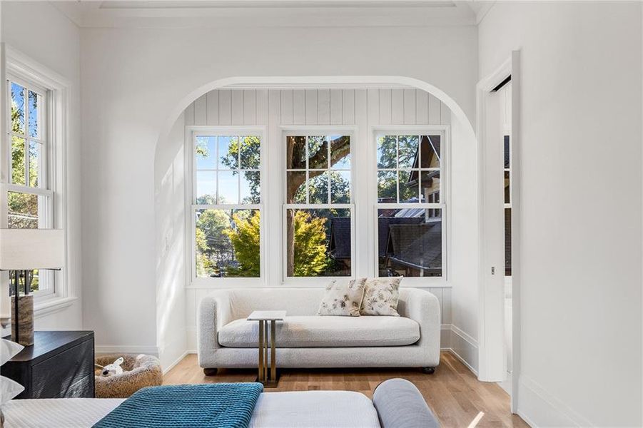 Furnished interior view inside a new home in , Atlanta (Image 18).