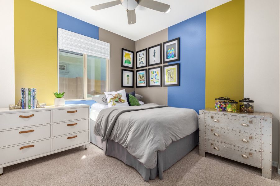 Representative furnished interior of a home built from the 40R1 by Taylor Morrison in Rancho Mercado, Surprise (Image 26).