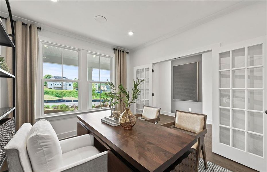 Furnished interior view inside a new home in , Villa Rica (Image 4). Furnished interior view inside a new home in , Villa Rica (Image 4).