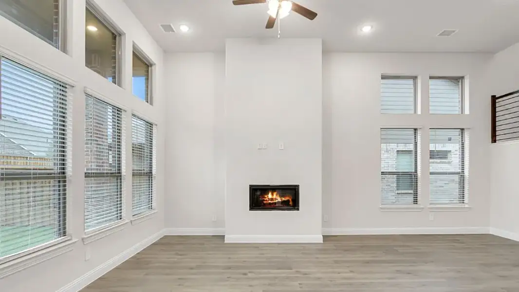 Representative unfurnished interior of a home built from the Estes by D.R. Horton in White Rock Trail Addition, Dallas (Image 13). Representative unfurnished interior of a home built from the Estes by D.R. Horton in White Rock Trail Addition, Dallas (Image 13).