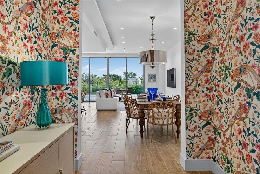 Furnished interior view inside a new home in , Longboat Key (Image 6).