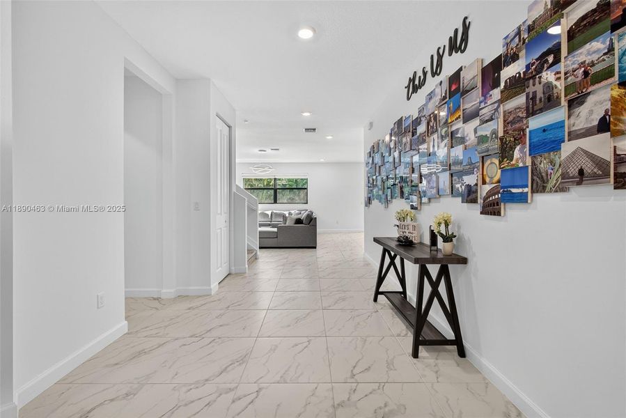 Furnished interior view inside a new home in , Royal Palm Beach (Image 16).