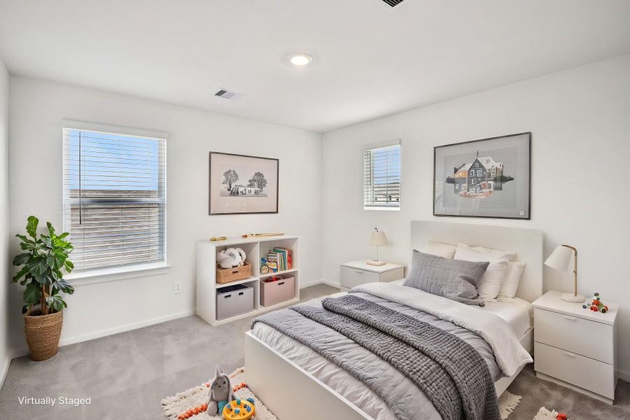Furnished interior view inside a new home in Landing Meadows - Traditional Series, New Caney (Image 17).
