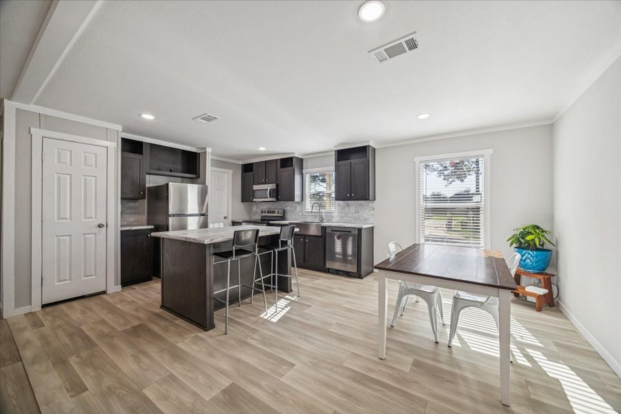 Furnished interior view inside a new home in , Porter (Image 2).