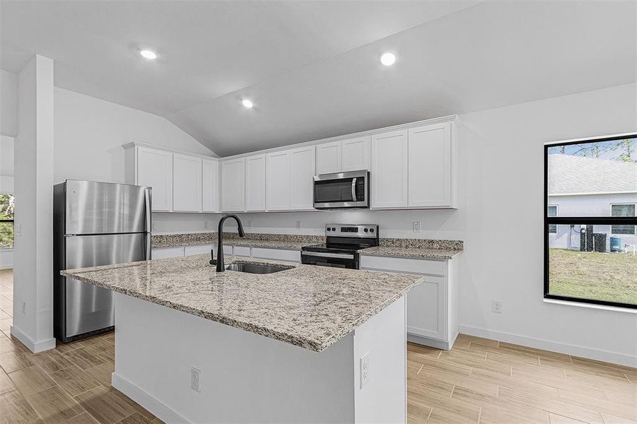 Furnished interior view inside a new home in Port Charlotte, North Port (Image 5).