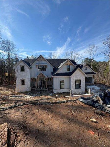 In-progress construction of a new home in , Gainesville, GA (Image 41).
