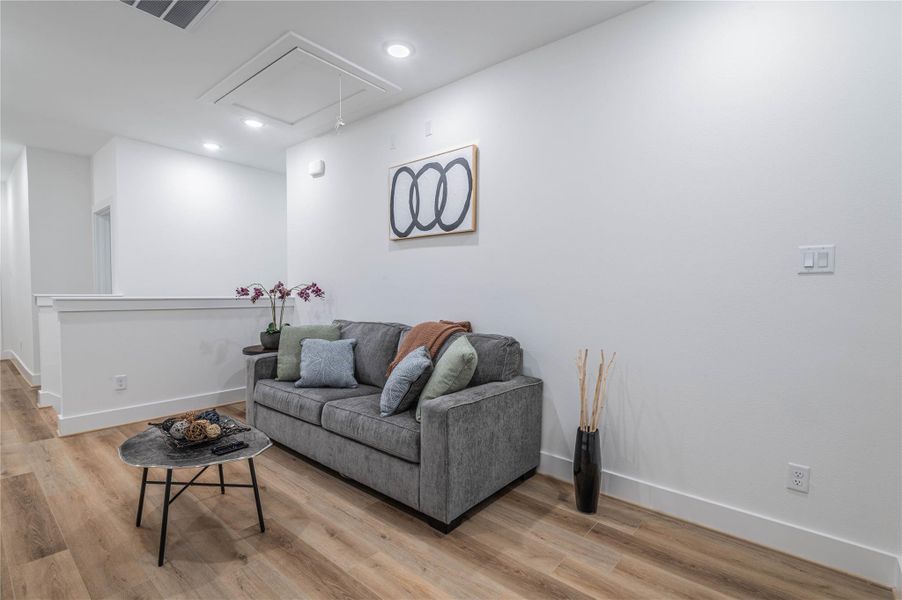 Furnished interior view inside a new home in , Houston (Image 13). Furnished interior view inside a new home in , Houston (Image 13).