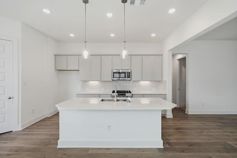 Furnished interior view inside a new home in Stillwater Ranch, San Antonio (Image 6).