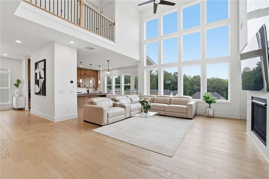 Furnished interior view inside a new home in , Woodstock (Image 8).
