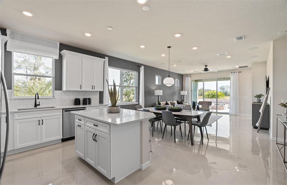 Furnished interior view inside a new home in Del Webb at Viera, Melbourne (Image 10).