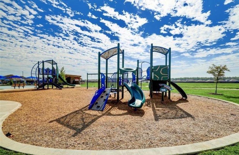 Just steps from the pool area, the playground is a fun and safe space where kids can let their imaginations run wild.