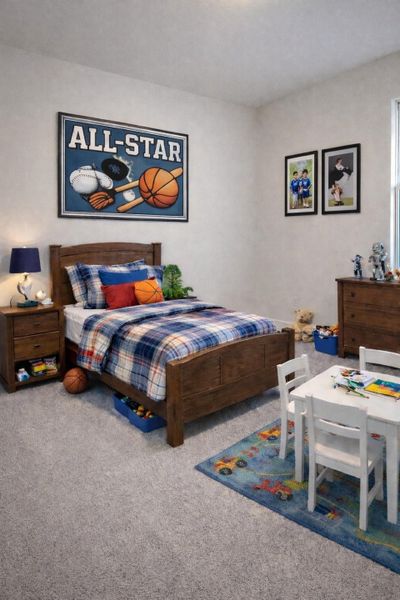 Bedroom #2 (Virtually staged)