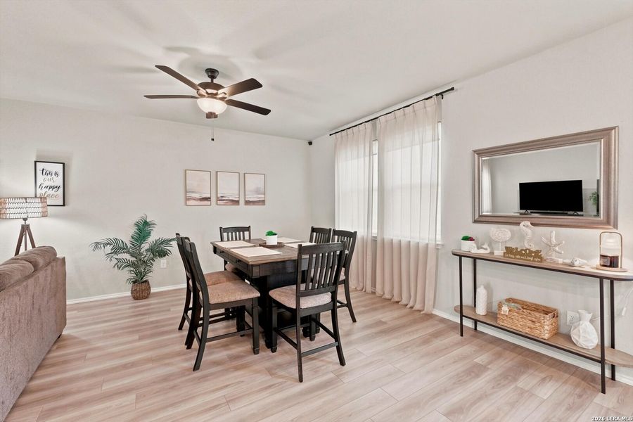 Furnished interior view inside a new home in Horizon Pointe, Converse (Image 17).