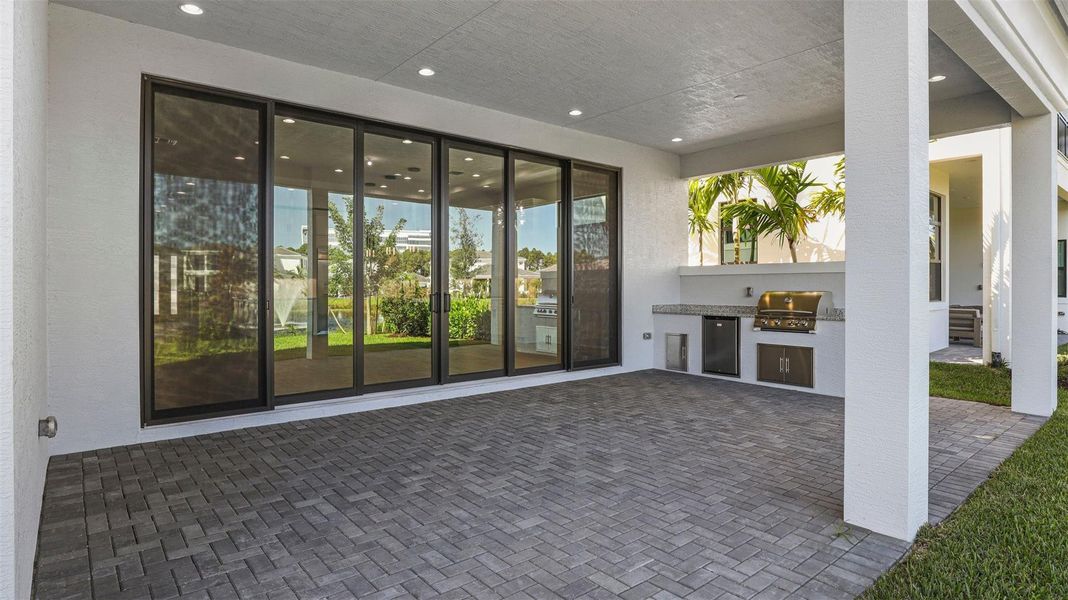 Exterior details and patio area of a home in , Palm Beach Gardens (Image 29).