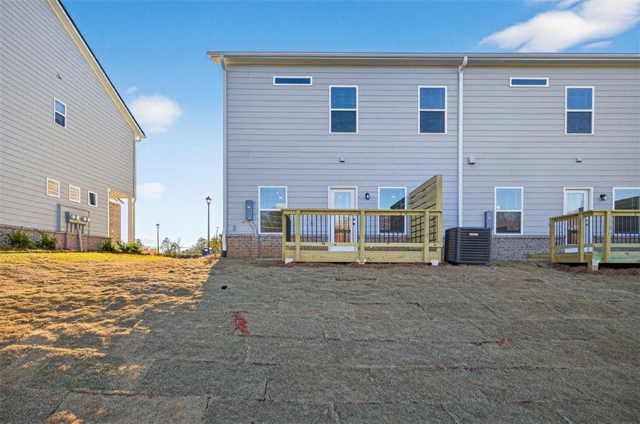 Exterior details and patio area of a home in Franklin Manor, Lawrenceville (Image 27). Exterior details and patio area of a home in Franklin Manor, Lawrenceville (Image 27).