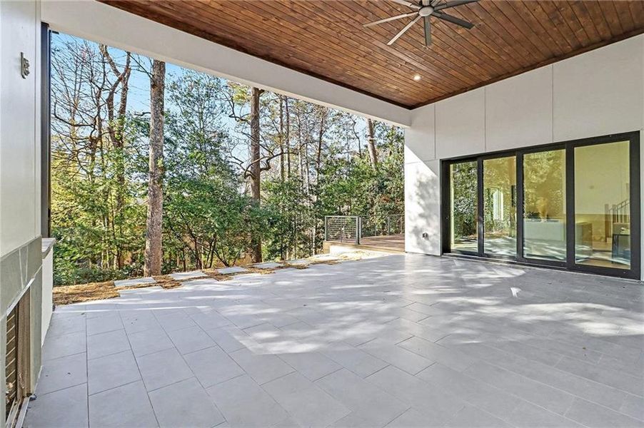 Exterior details and patio area of a home in , Atlanta (Image 31). Exterior details and patio area of a home in , Atlanta (Image 31).