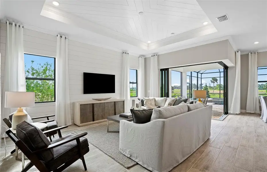 Furnished interior view inside a new home in Talon Preserve on Palmer Ranch, Nokomis (Image 9).