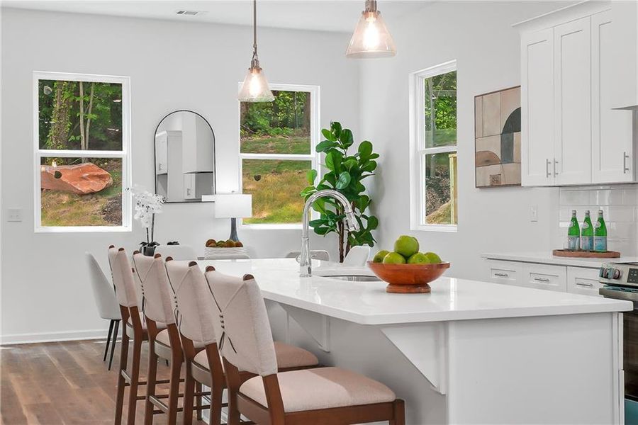 Furnished interior view inside a new home in , Scottdale (Image 3).