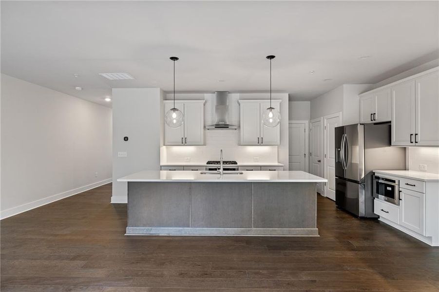 Furnished interior view inside a new home in , Cumming (Image 10).