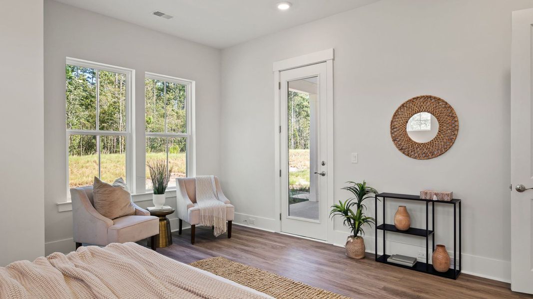 Furnished interior view inside a new home in Summerwind Crossing at Lakes of Cane Bay, Summerville (Image 16).