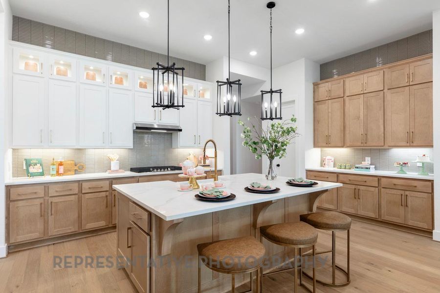 Furnished interior view inside a new home in Santa Rita Ranch: 60ft. lots, Liberty Hill (Image 9).