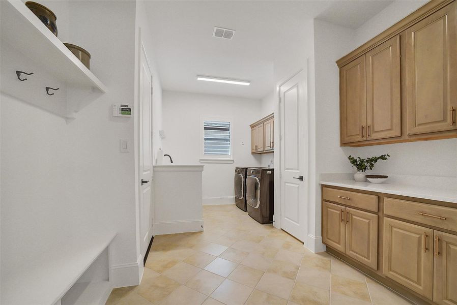 Furnished interior view inside a new home in , Cypress (Image 7).