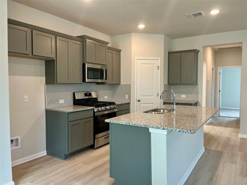 Furnished interior view inside a new home in Anthem Cottages, Kyle (Image 6). Furnished interior view inside a new home in Anthem Cottages, Kyle (Image 6).
