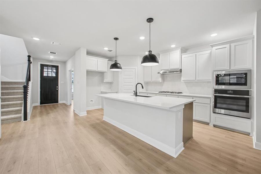 Furnished interior view inside a new home in Karis - Cottage Series, Crowley (Image 7).