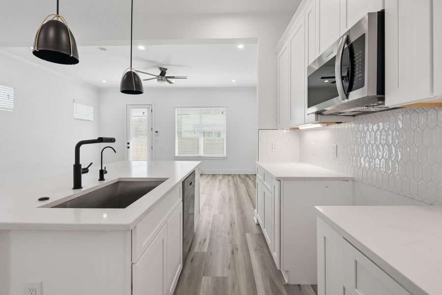 Furnished interior view inside a new home in , Houston (Image 9). Furnished interior view inside a new home in , Houston (Image 9).