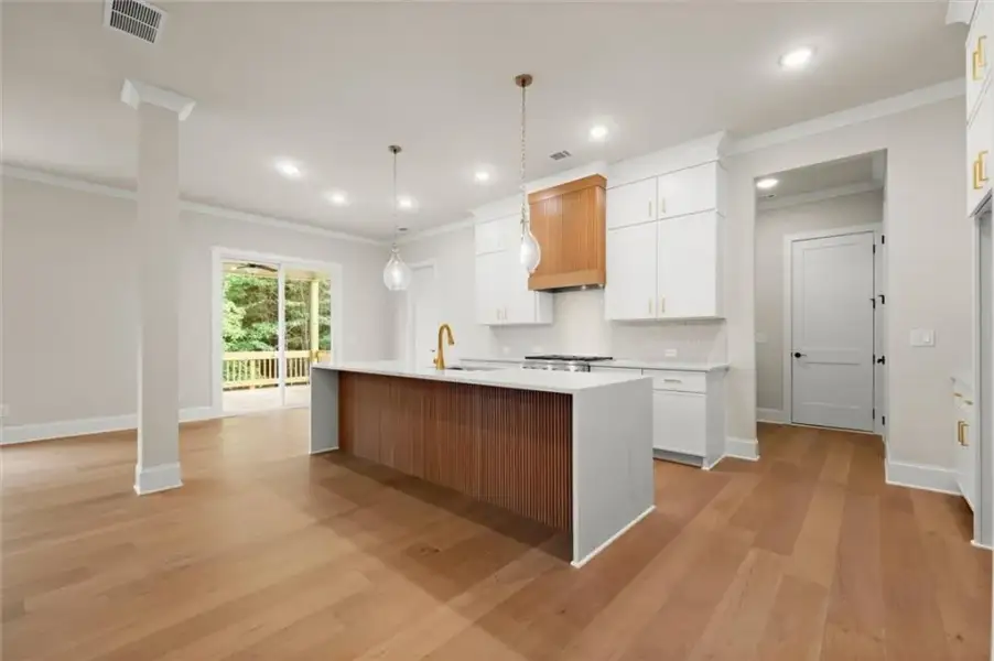 Furnished interior view inside a new home in , Flowery Branch (Image 11).
