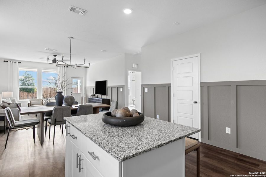 Furnished interior view inside a new home in Dove Song, San Antonio (Image 24).
