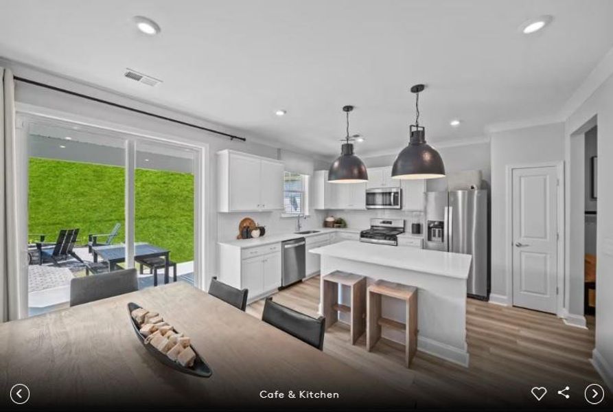 Furnished interior view inside a new home in Bleckley Station, Ball Ground (Image 6).