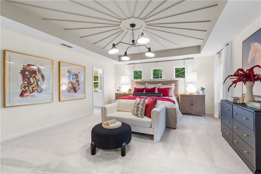 Furnished interior view inside a new home in Hamilton Lakes, Lawrenceville (Image 12).