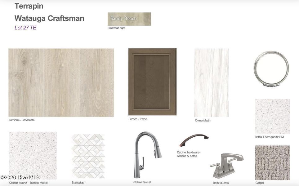 Sample of building materials used in homes in Terrapin, Leland (Image 11). Sample of building materials used in homes in Terrapin, Leland (Image 11).