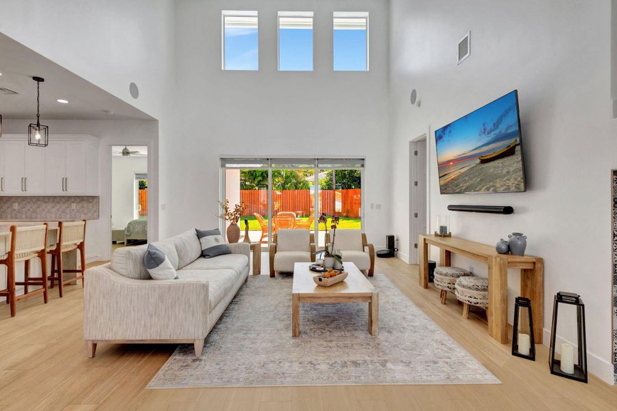 Furnished interior view inside a new home in , North Palm Beach (Image 63). Furnished interior view inside a new home in , North Palm Beach (Image 63).