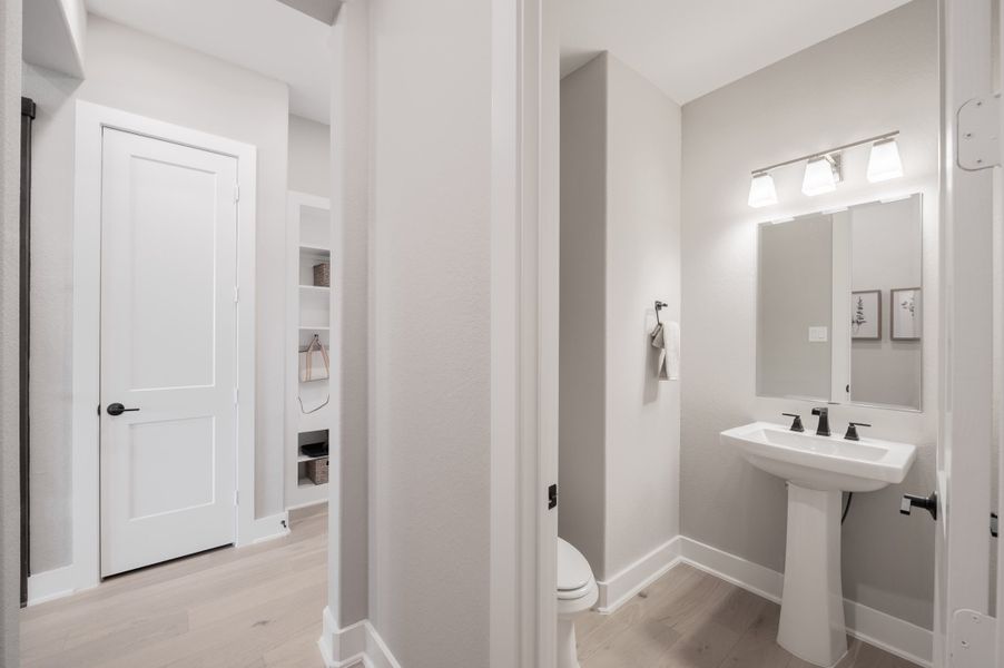 Representative furnished interior of a home built from the Fulbright by Tri Pointe Homes in Vale Collection At Evergrove, Richmond (Image 42).