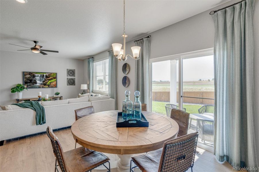 Furnished interior view inside a new home in Spring Valley Ranch, Elizabeth (Image 5).