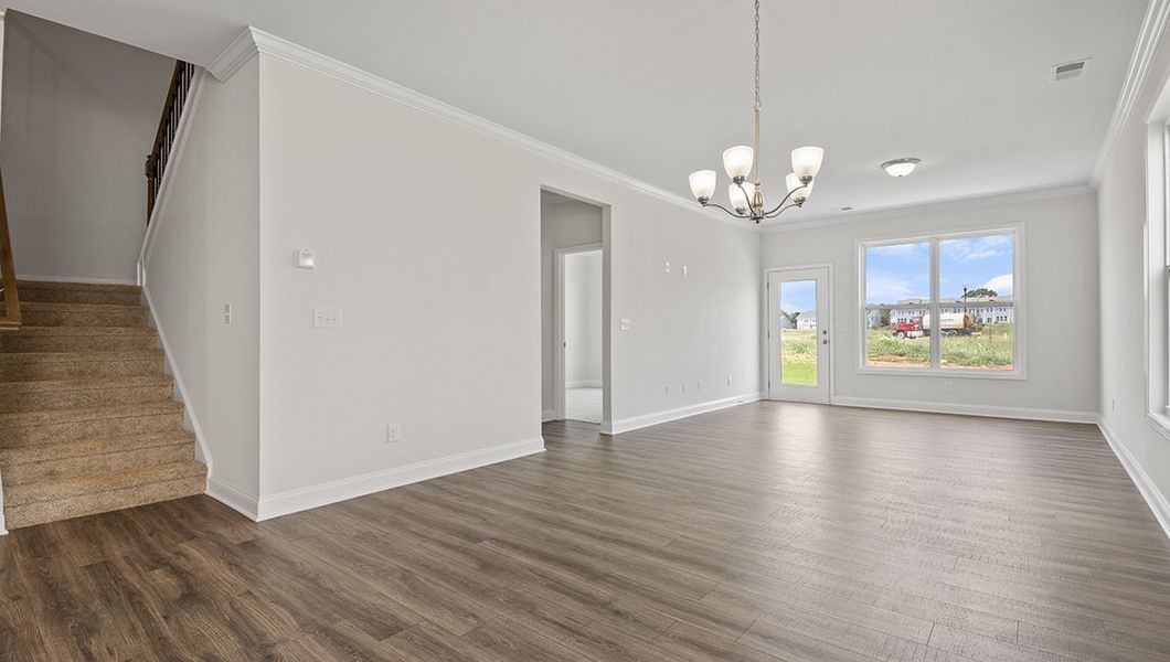 Spacious, unfurnished interior of a new home in Skybrook Corners, Huntersville (Image 10).