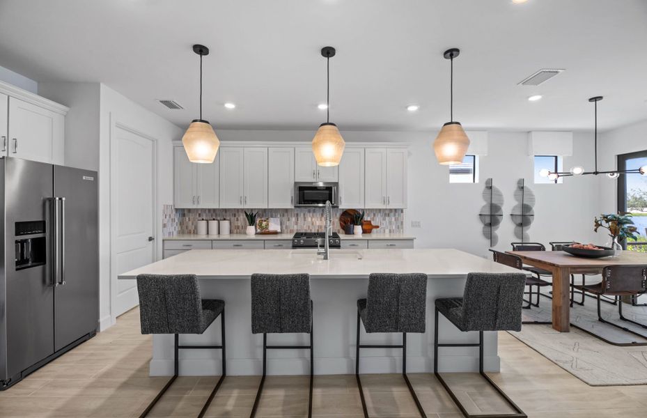 Furnished interior view inside a new home in Arbor Oaks, North Port (Image 10).