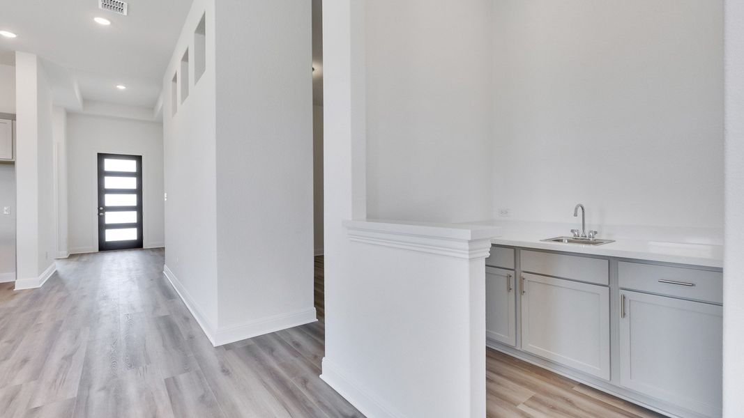 Furnished interior view inside a new home in Preserve at Lakeside Meadows, Pflugerville (Image 12).