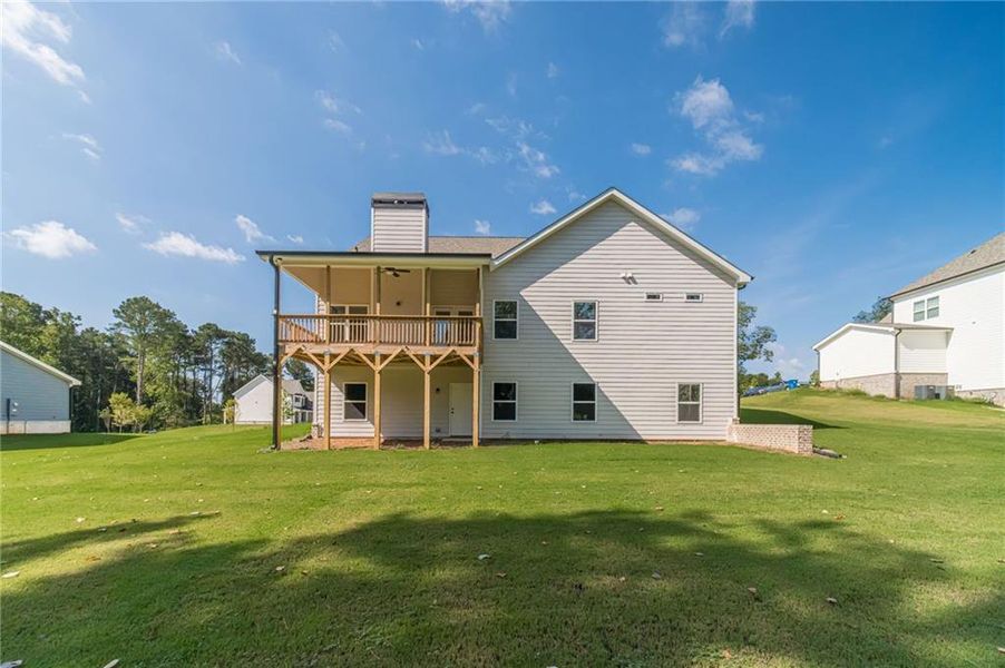 Exterior details and patio area of a home in , Loganville (Image 31).