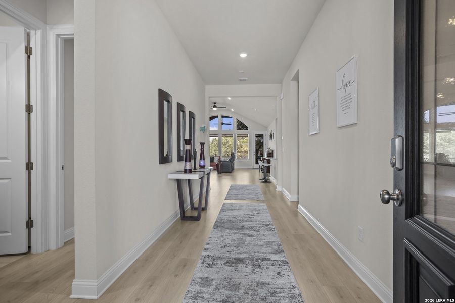 Furnished interior view inside a new home in , San Marcos (Image 9).