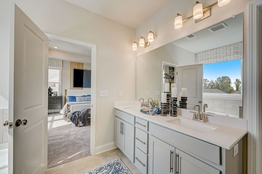 Furnished interior view inside a new home in Nichols Farm, Dacula (Image 32).