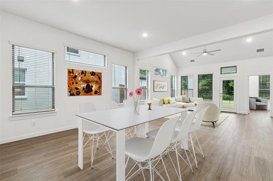 Furnished interior view inside a new home in Painted Tree, McKinney (Image 11). Furnished interior view inside a new home in Painted Tree, McKinney (Image 11).