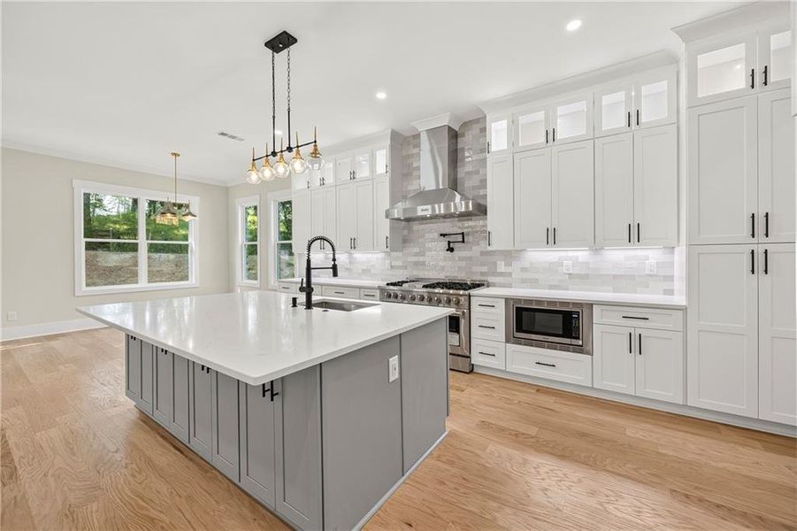 Furnished interior view inside a new home in , Marietta (Image 51).