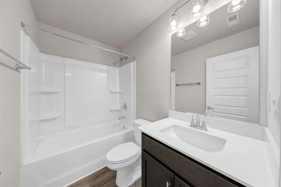 Furnished interior view inside a new home in Scarlett Place, Bowdon (Image 8).
