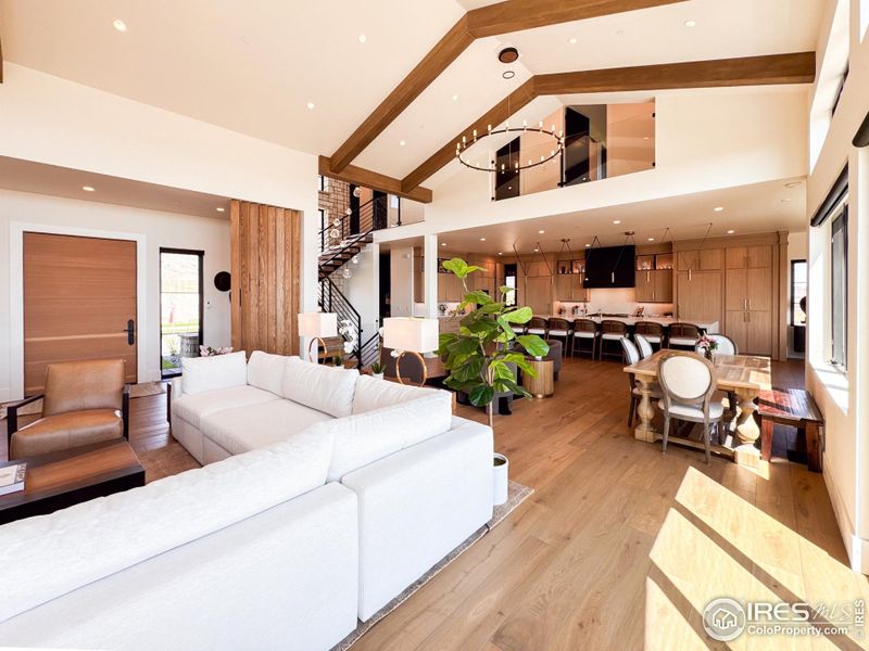 Furnished interior view inside a new home in , Longmont (Image 13).