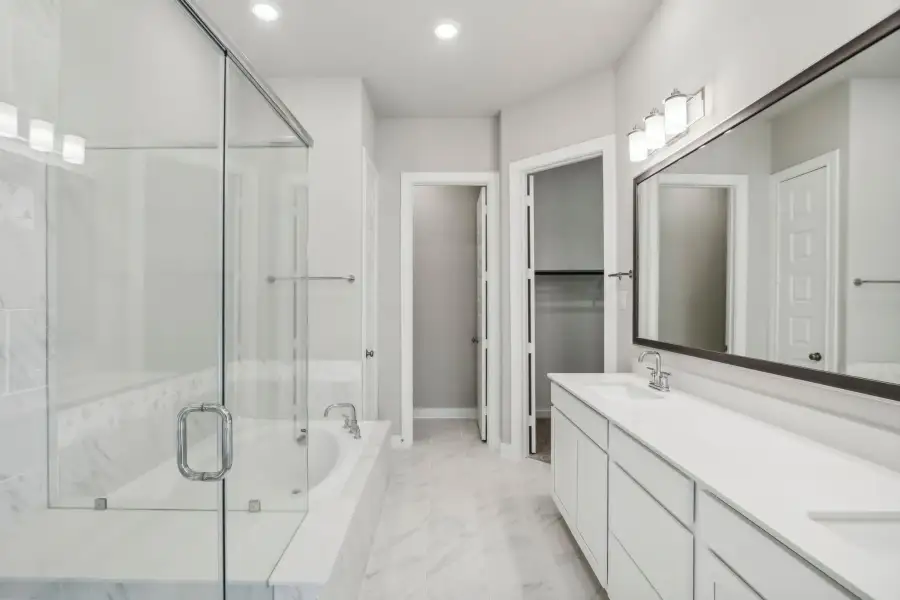 Furnished interior view inside a new home in Bridge Creek Village - Luxe Series, Cypress (Image 4).