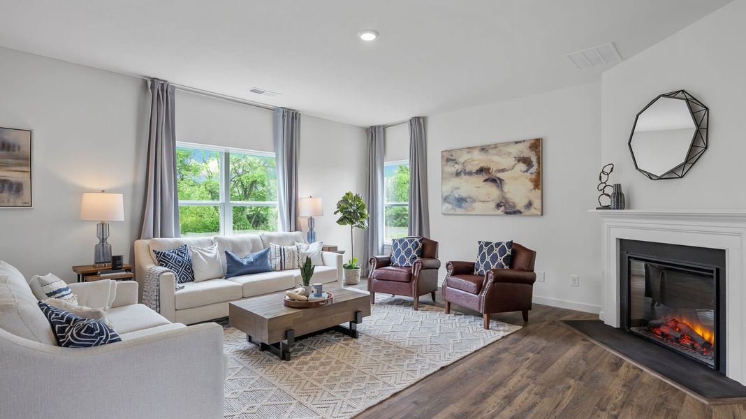 Furnished interior view inside a new home in Hawks Landing, Apison (Image 11).