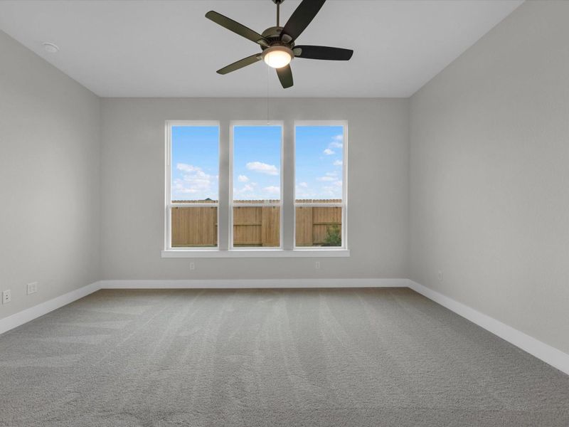 Spacious, unfurnished interior of a new home in Pecan Ridge, Fulshear (Image 17). Spacious, unfurnished interior of a new home in Pecan Ridge, Fulshear (Image 17).